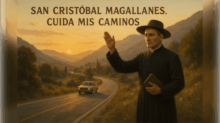 Oración a San Cristóbal de Magallanes para conductores.