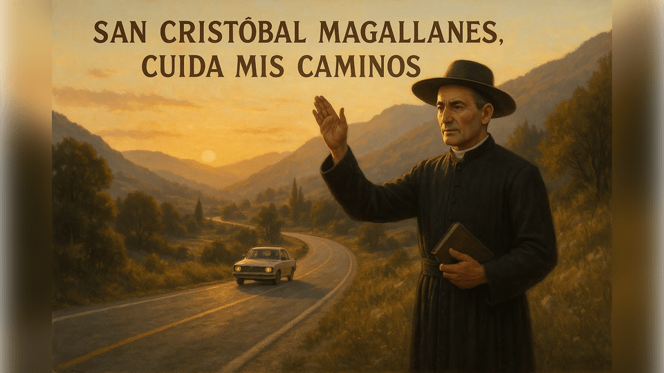 Oración a San Cristóbal de Magallanes para conductores.