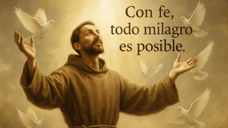 Oración a San Francisco de Asís para pedir un milagro.
