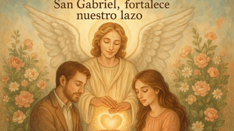 Oración al arcángel San Gabriel para reconciliarte con tu pareja.