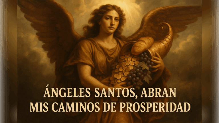 Oración a los ángeles para pedir abundancia económica.
