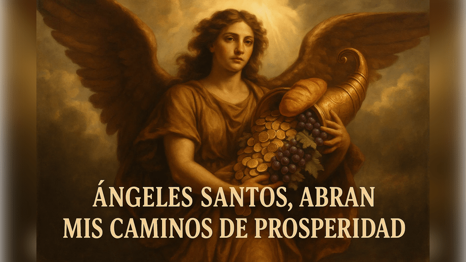 Oración a los ángeles para pedir abundancia económica.