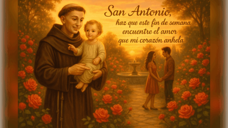 Oración a San Antonio de Padua para conseguir pareja este fin de semana.
