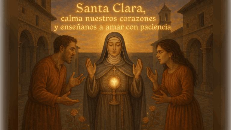 Oración a Santa Clara de Asís para los problemas en la pareja.