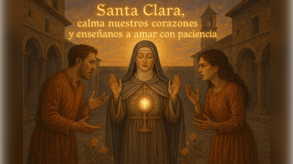 Oración a Santa Clara de Asís para los problemas en la pareja.