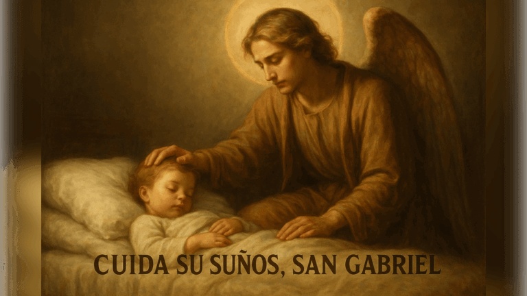 Oración al arcángel San Gabriel para pedir la protección de los hijos.