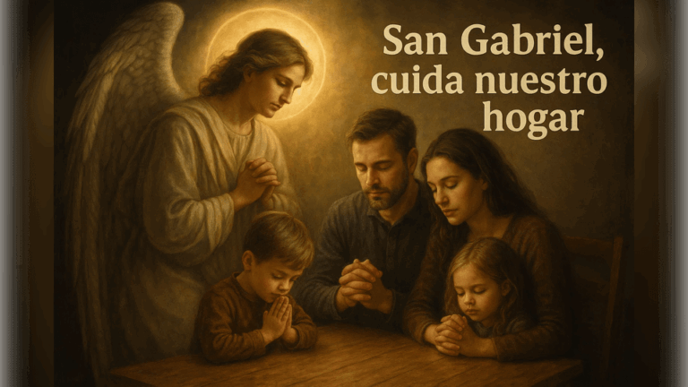 Oración al arcángel San Gabriel para pedir protección para tu familia.