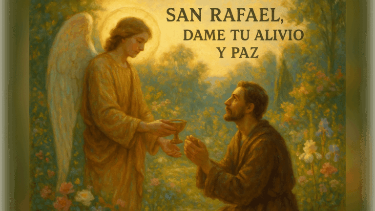 Oración al arcángel San Rafael para sanar una enfermedad o dolor.