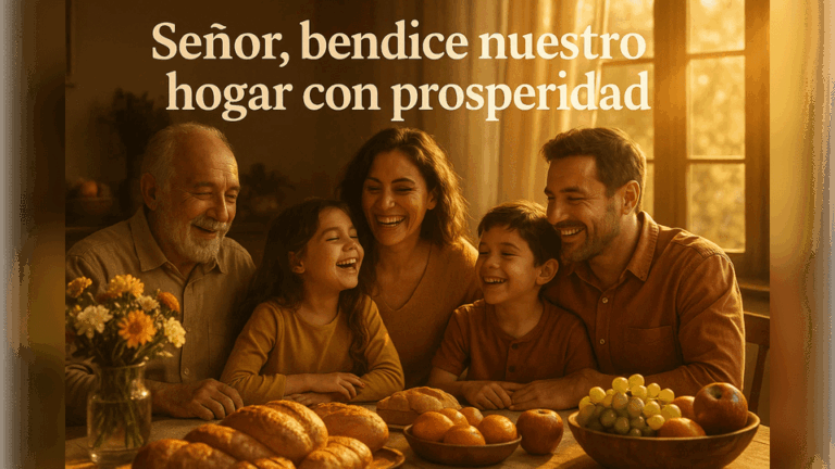 Oración para atraer la prosperidad en el hogar.