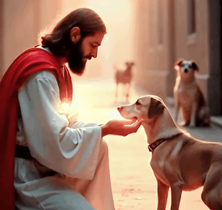 Oración por los perritos sin hogar.