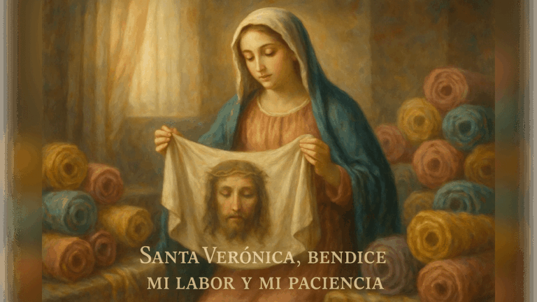 Oración a Santa Verónica patrona de las costureras.