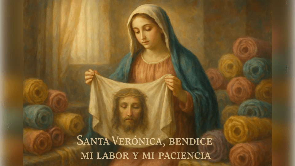 Oración a Santa Verónica patrona de las costureras.