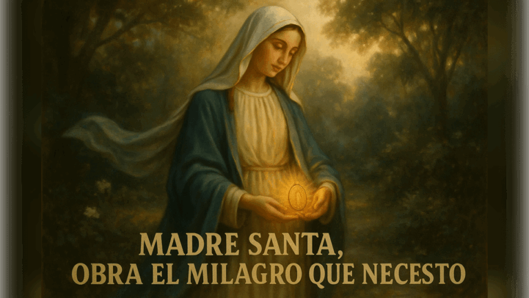 Oración a la Virgen de la Medalla Milagrosa para hacer una petición.